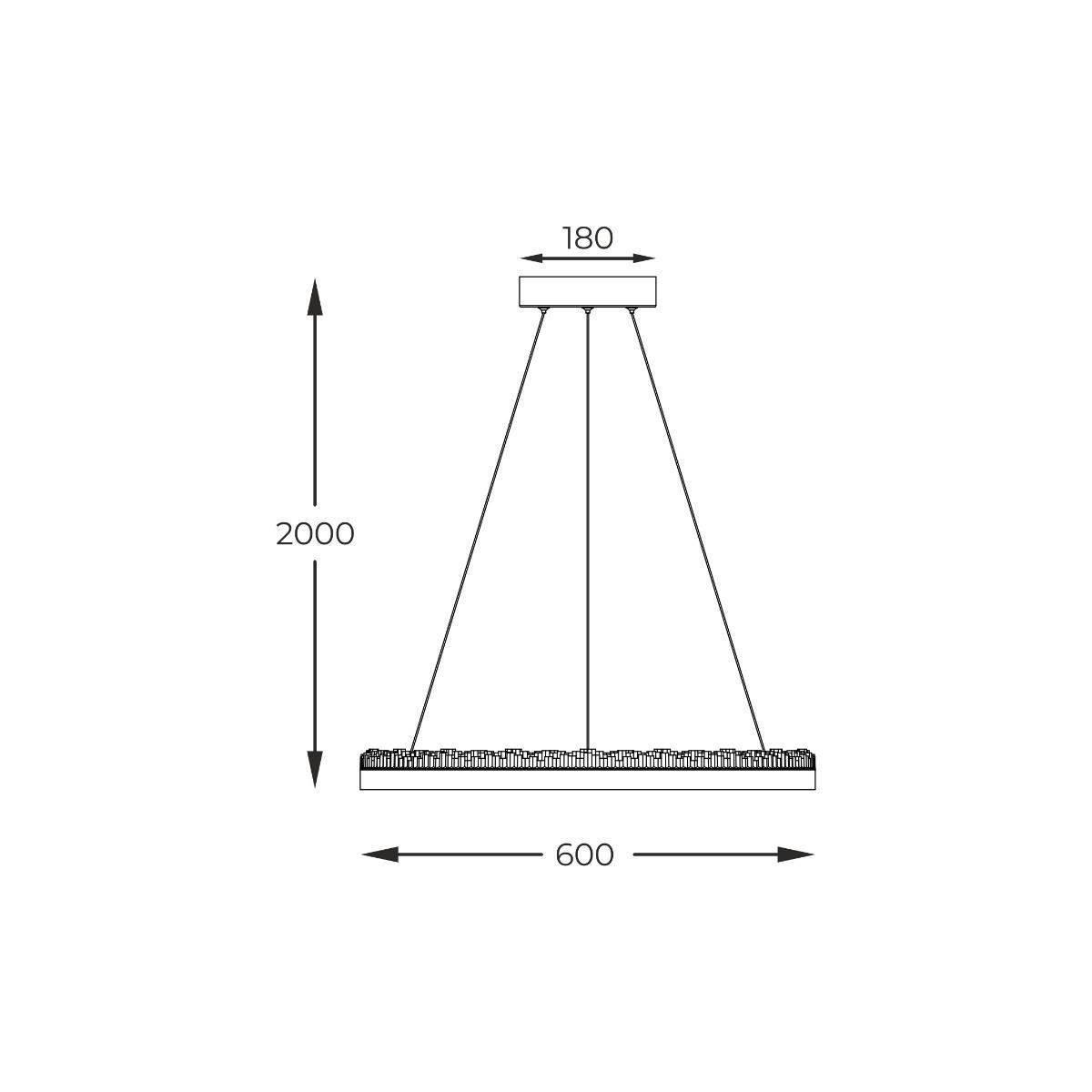 Lampa wisząca REGI PD2304600R-MB oprawa w kolorze czarnym - Zuma Line - obrazek 2