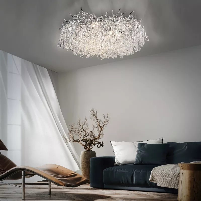 Lampa sufitowa RICICLE 6054-17 chromowana oprawa - Paul Neuhause - obrazek 6