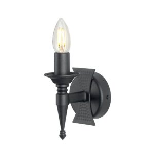 Kinkiet SAXON SAX1-BLK oprawa w kolorze czarnym - Elstead Lighting
