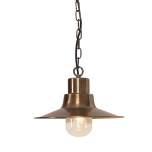 Lampa wisząca zewnętrzna Sheldon SHELDON-CH-BR oprawa w kolorze antycznego mosiądzu - Elstead Lighting