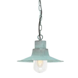 Lampa wisząca zewnętrzna Sheldon SHELDON-CH-V oprawa w kolorze miedzianej zieleni - Elstead Lighting
