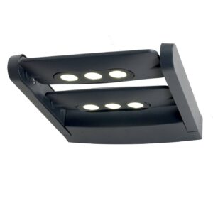 Kinkiet zewnętrzny SIGMUND SIGMUND-6W oprawa w kolorze grafitowym - Elstead Lighting