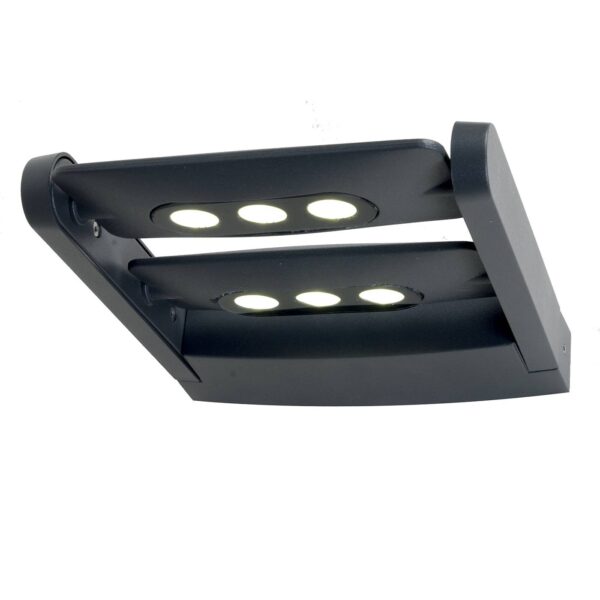Kinkiet zewnętrzny SIGMUND SIGMUND-6W oprawa w kolorze grafitowym - Elstead Lighting