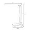 Lampka biurkowa SM-542-WH oprawa w kolorze białym - Zuma Line - obrazek 2