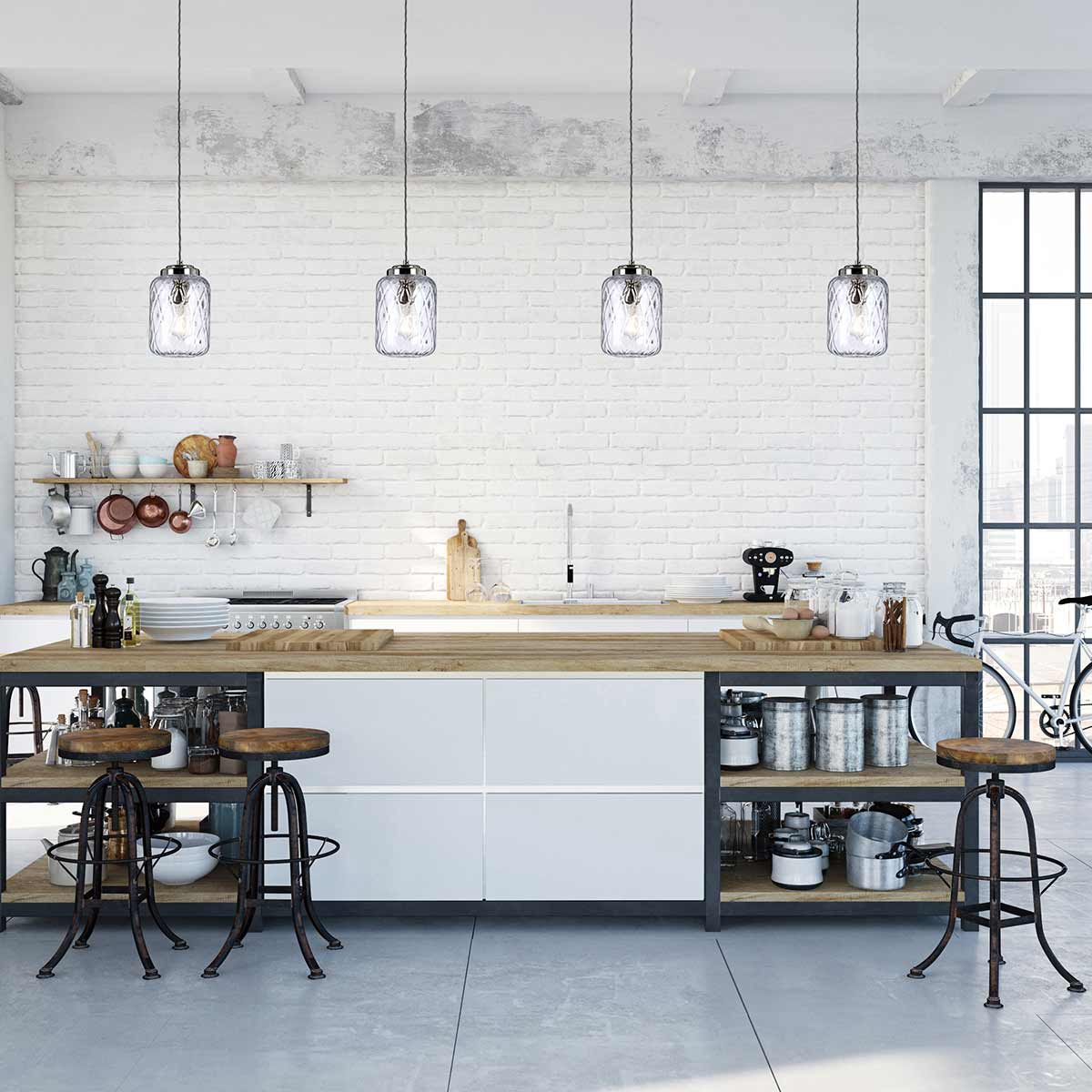 Lampa wisząca SOLA SOLA-P oprawa w kolorze polerowanego niklu - Elstead Lighting - obrazek 6