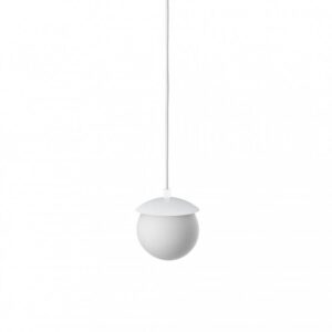 Lampa wisząca pojedyncza Kuul F KLF111P0 oprawa wisząca nowoczesna, biała kula - UMMO