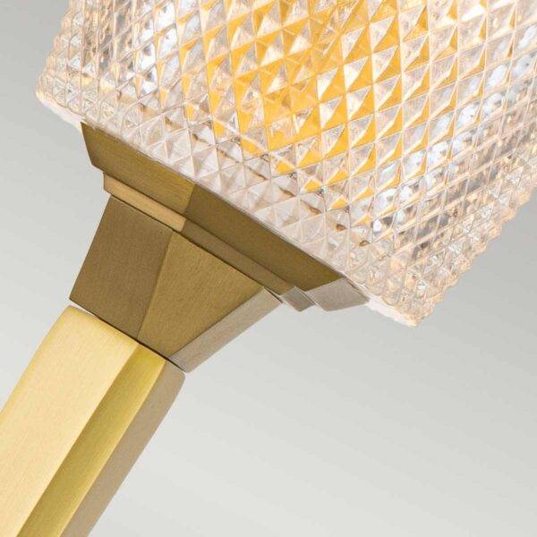 Kinkiet VERITY BATH-VERITY-BB oprawa w kolorze szczotkowanego mosiądzu - Elstead Lighting - obrazek 3