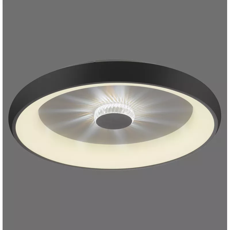Plafon VERTIGO 14386-18 oprawa w kolorze czarnym + pilot - Paul Neuhause - obrazek 4