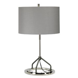 Lampa stołowa Vicenza Grey elegancka oprawa w nowoczesnym stylu - Elstead Lighting