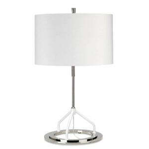 Lampa stołowa Vicenza White elegancka oprawa w nowoczesnym stylu - Elstead Lighting