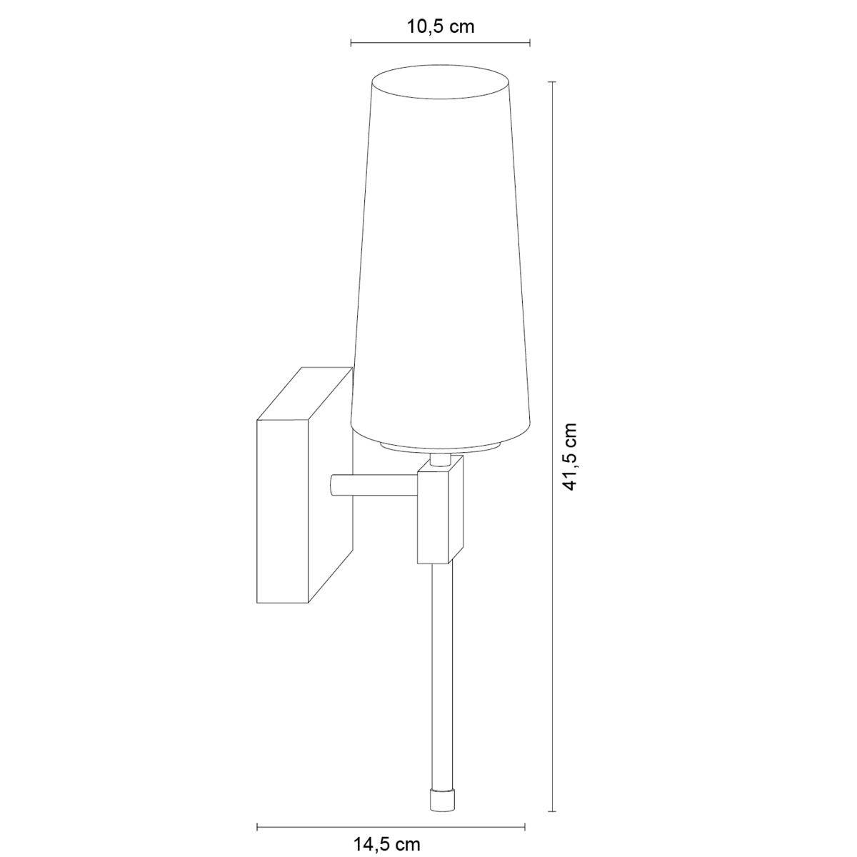 Kinkiet VINCENZA 1247 oprawa w kolorze szczotkowanego tytanu - Zuma Line - obrazek 14