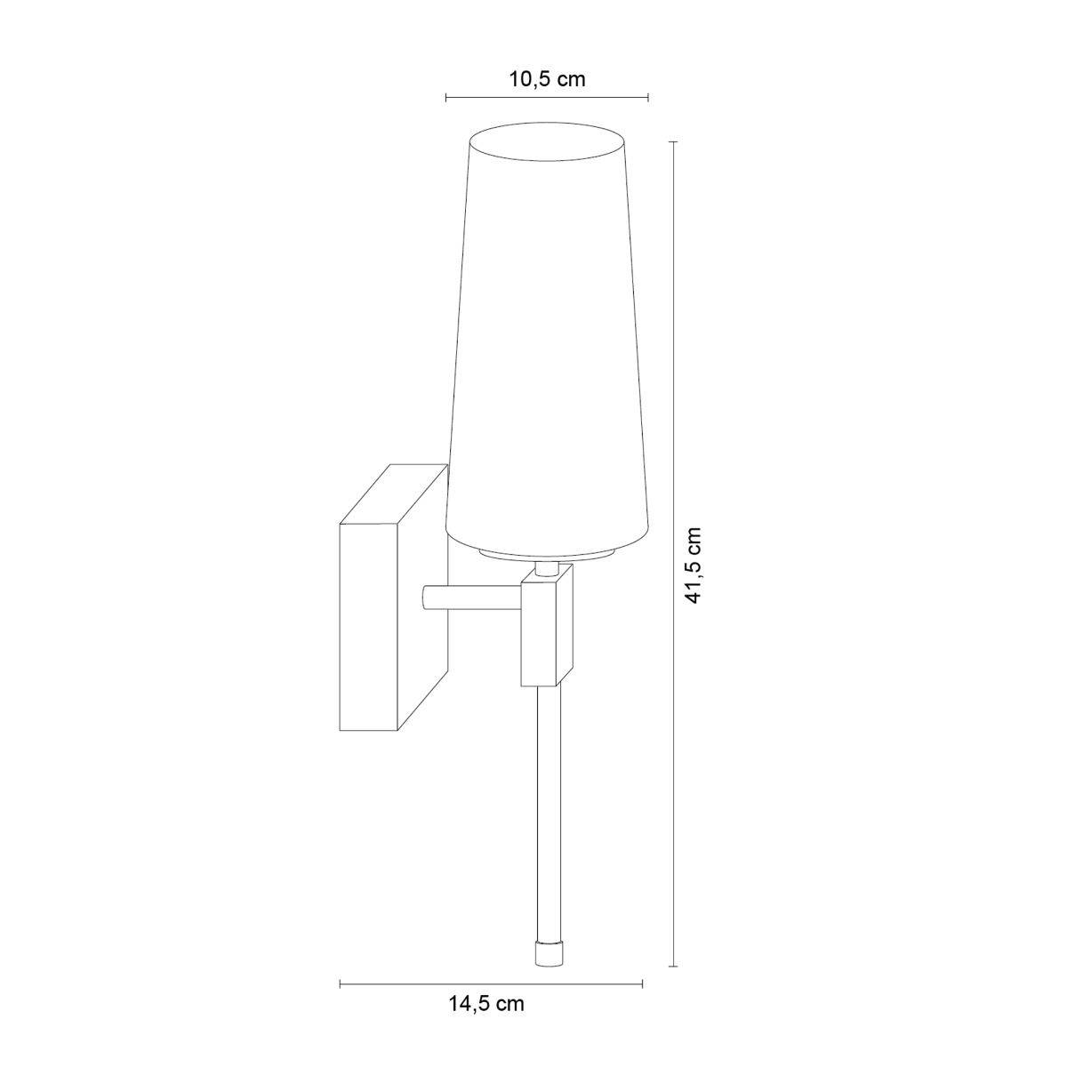 Kinkiet VINCENZA 1245 oprawa w kolorze szczotkowanego mosiązu - Zuma Line - obrazek 7