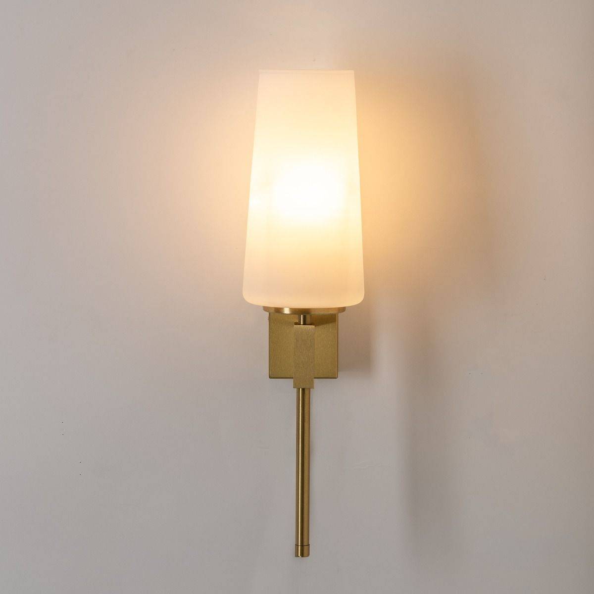 Kinkiet VINCENZA 1245 oprawa w kolorze szczotkowanego mosiązu - Zuma Line - obrazek 2