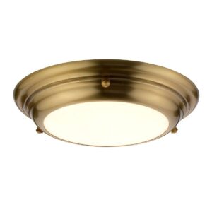 Plafon zewnętrzny Welland WELLAND-F-S-AB klasyczna oprawa w kolorze antycznego mosiądzu - Elstead Lighting