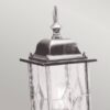 Zewnętrzna lampa stojąca WEXFORD WX3 oprawa w kolorze czarno-srebrnym - Elstead Lighting - obrazek 2
