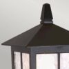 Zewnętrzna lampa stojąca WINCHESTER BL25-BLACK oprawa w kolorze czarnym - Elstead Lighting - obrazek 3