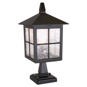 Zewnętrzna lampa stojąca WINCHESTER BL25-BLACK oprawa w kolorze czarnym - Elstead Lighting