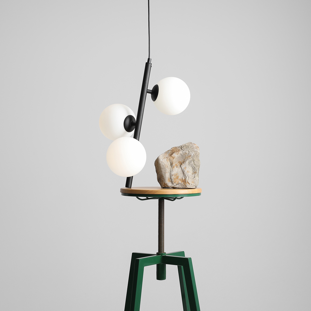 FIN 3 BLACK S 1120E1_S Minimalistyczna lampa wisząca- ALDEX - obrazek 3