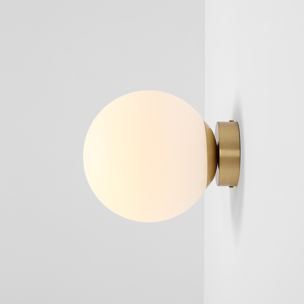 BALL WALL BRASS M 1076C40_M Elegancki kinkiet - ALDEX