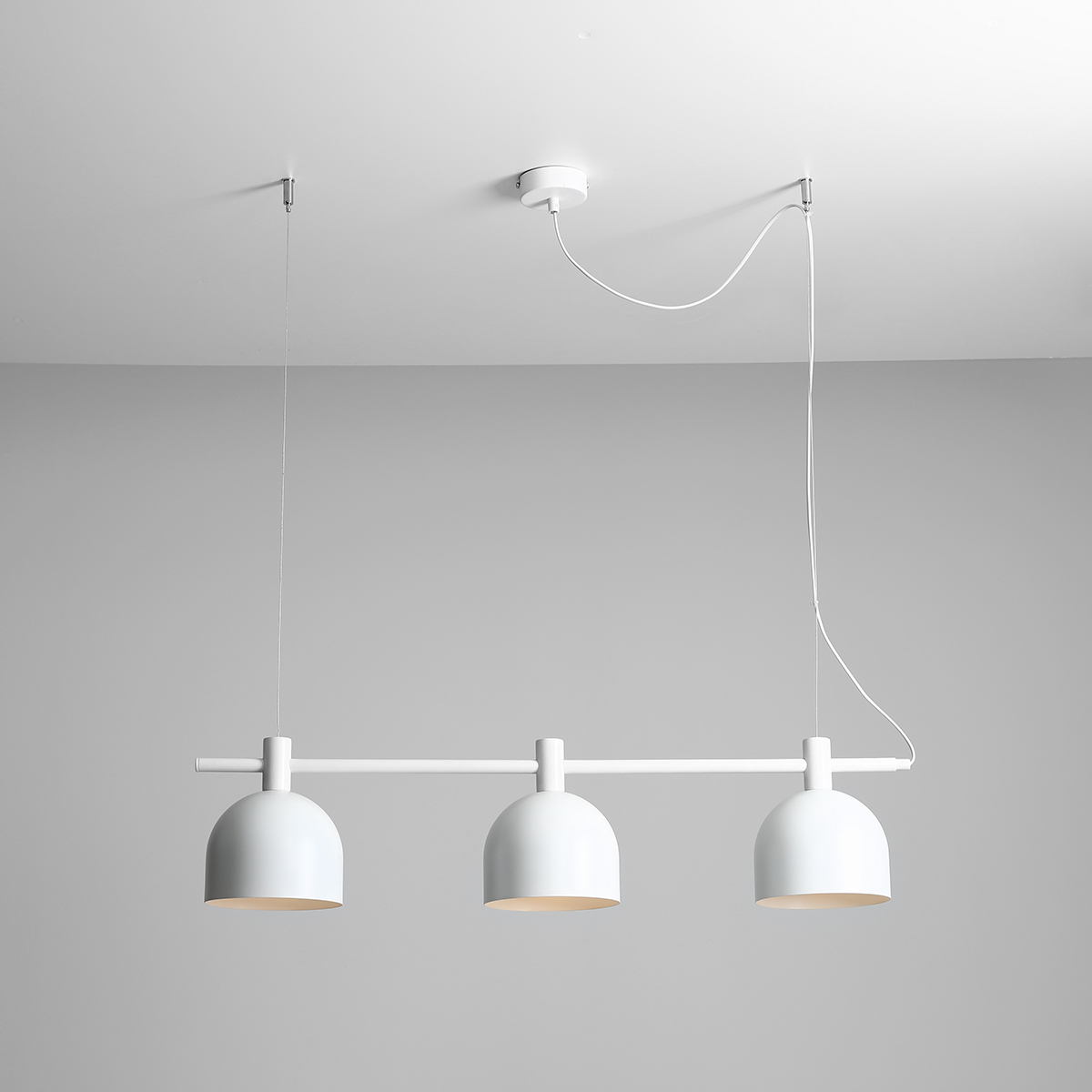 BERYL 3 WHITE 976E Nowoczesna lampa wisząca- ALDEX