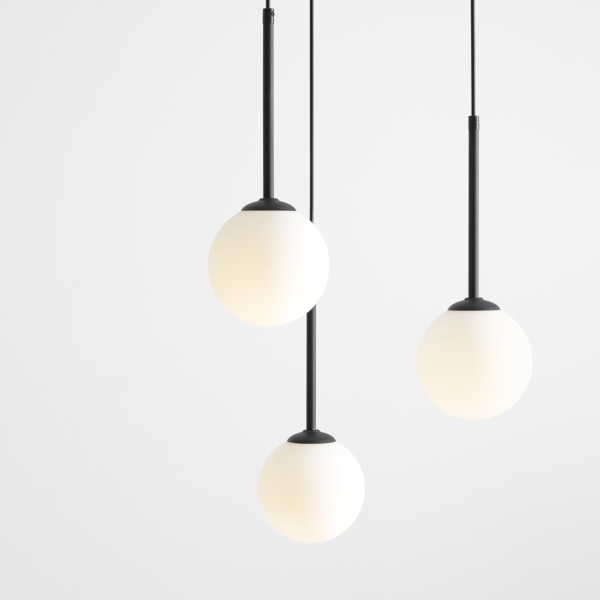 BOSSO 3 RING BLACK 1087E1_R Minimalistyczna lampa wisząca na kole- ALDEX - obrazek 2