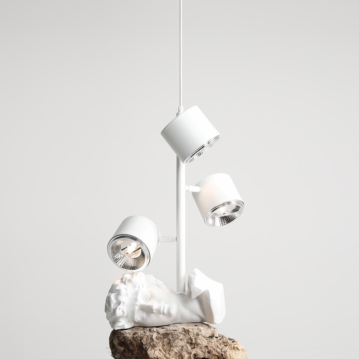 BOT 3 WHITE 1046E Nowoczesna lampa wisząca- ALDEX - obrazek 4