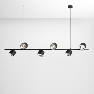 BOT 6 BLACK 1047K Nowoczesna lampa wisząca- ALDEX