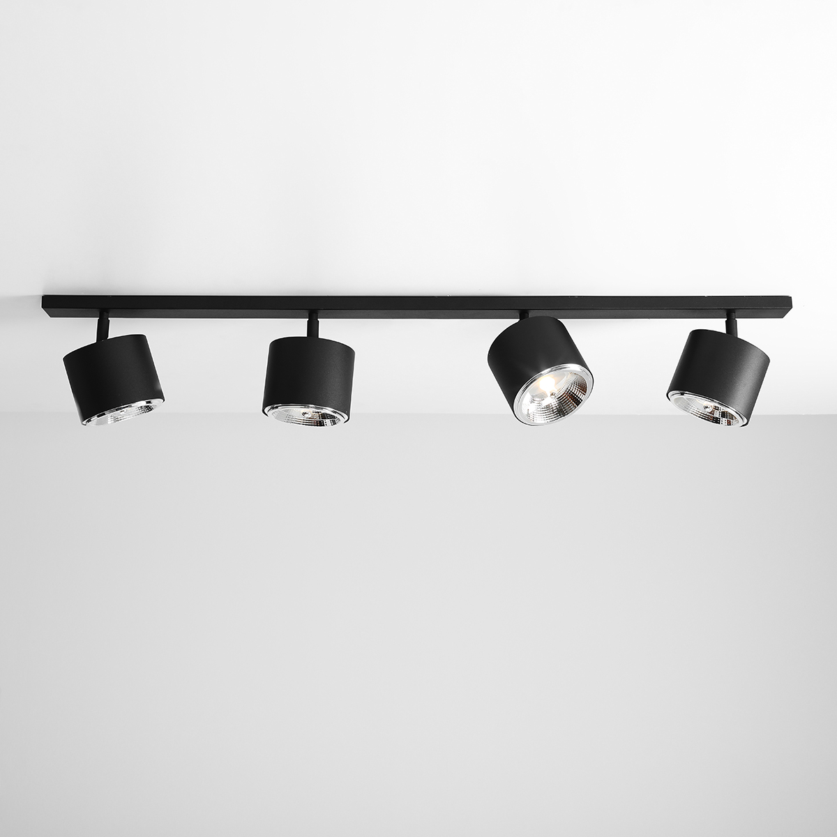 BOT CEILING 4 BLACK 1047PL_L Nowoczesny plafon - ALDEX - obrazek 3