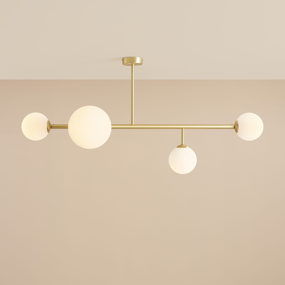 DIONE 4 BRASS 1092PL_L40 Luksusowa lampa sufitowa - ALDEX