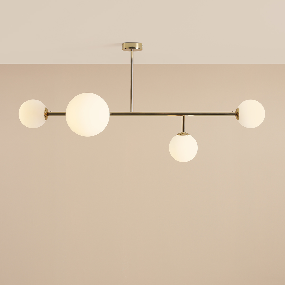 DIONE 4 GOLD 1092PL_L30 Elegancka lampa sufitowa - ALDEX