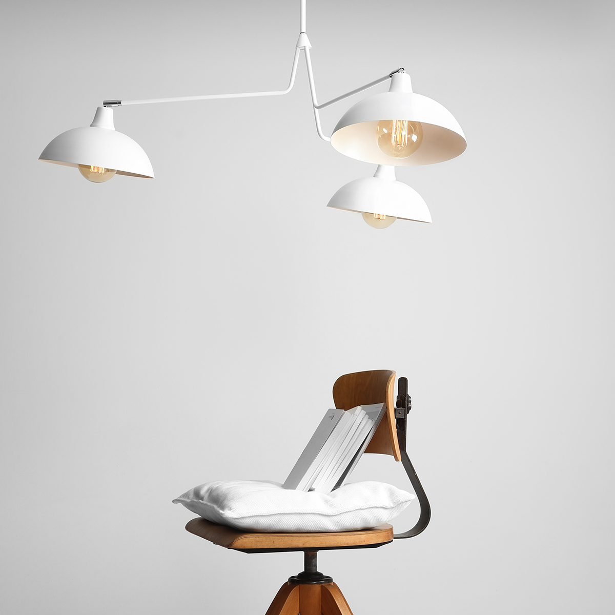 ESPACE 3 WHITE 1036E Nowoczesny plafon - ALDEX - obrazek 4