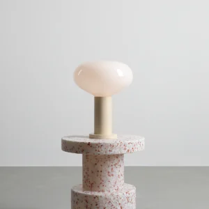 FLO TABLE CREAM M 7000B9_M Duża lampka stołowa - ALDEX