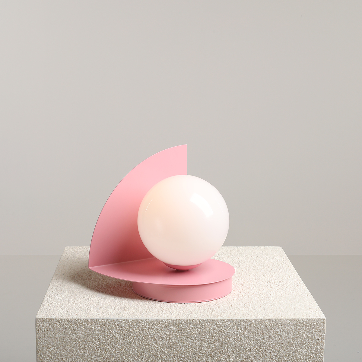 LOOP TABLE BABY PINK 1125B18 Nowoczesna lampka stołowa - ALDEX - obrazek 2