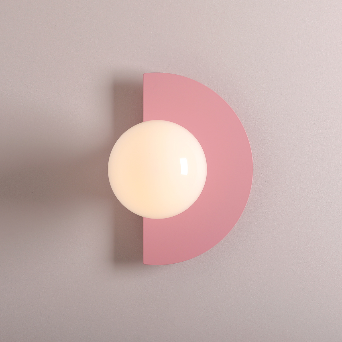 LOOP WALL BABY PINK 1125C18 Nowoczesna lampa ścienna - ALDEX