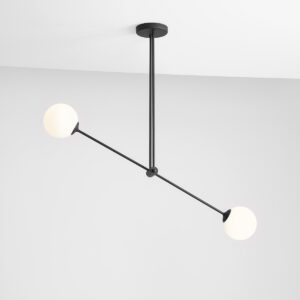 OHIO 2 BLACK 1081PL_H1 Nowoczesny plafon - ALDEX