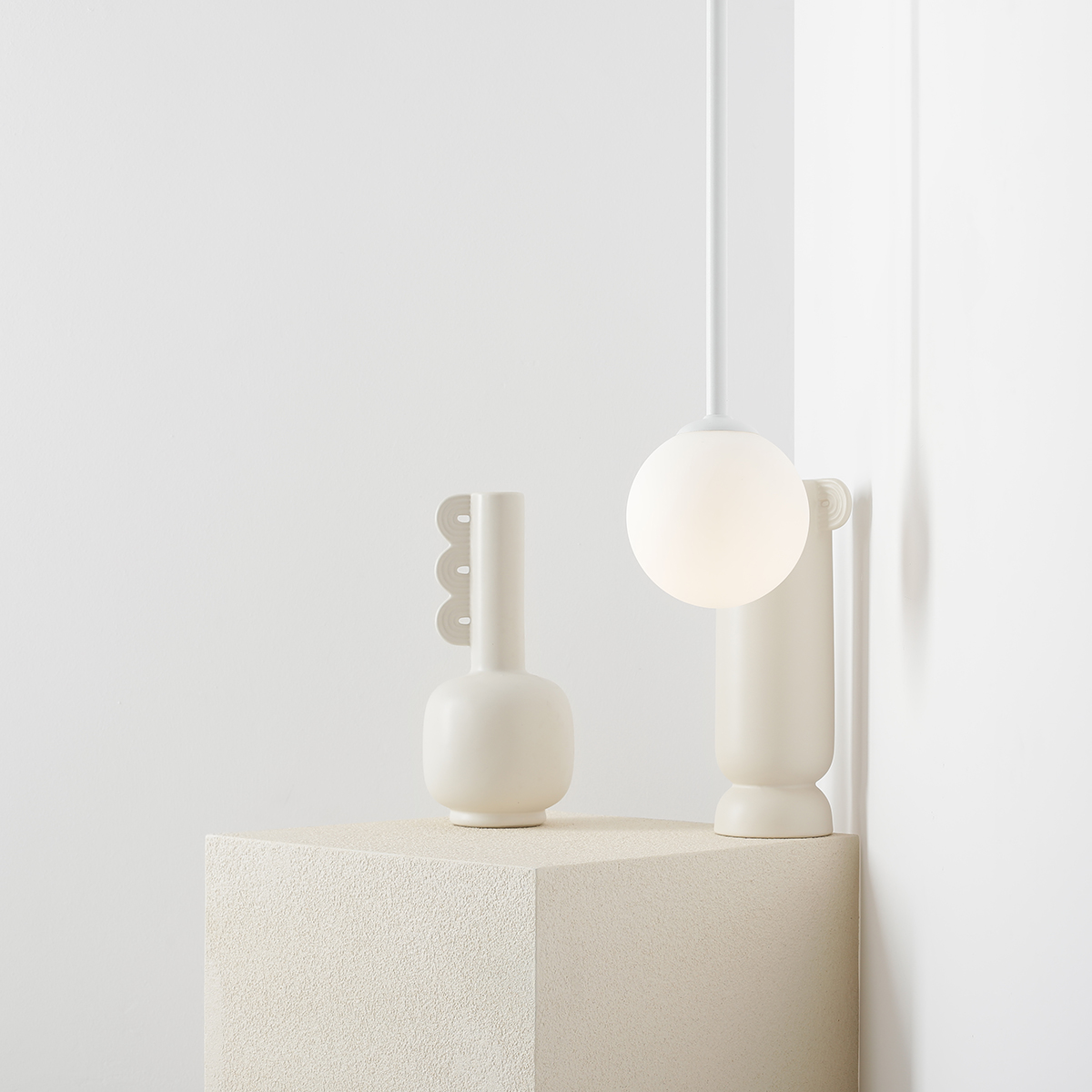 PINNE WALL WHITE 1080C Minimalistyczna lampa ścienna - ALDEX - obrazek 4