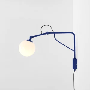 SOHO GLASS WALL SHORT COBALT 1105C25_M Nowoczesna lampa ścienna - ALDEX