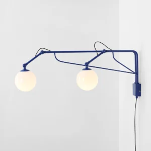 SOHO GLASS WALL 2 COBALT 1105D25 Nowoczesna lampa ścienna - ALDEX