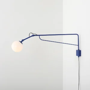 SOHO GLASS WALL LONG COBALT 1105C25_D Nowoczesna lampa ścienna - ALDEX