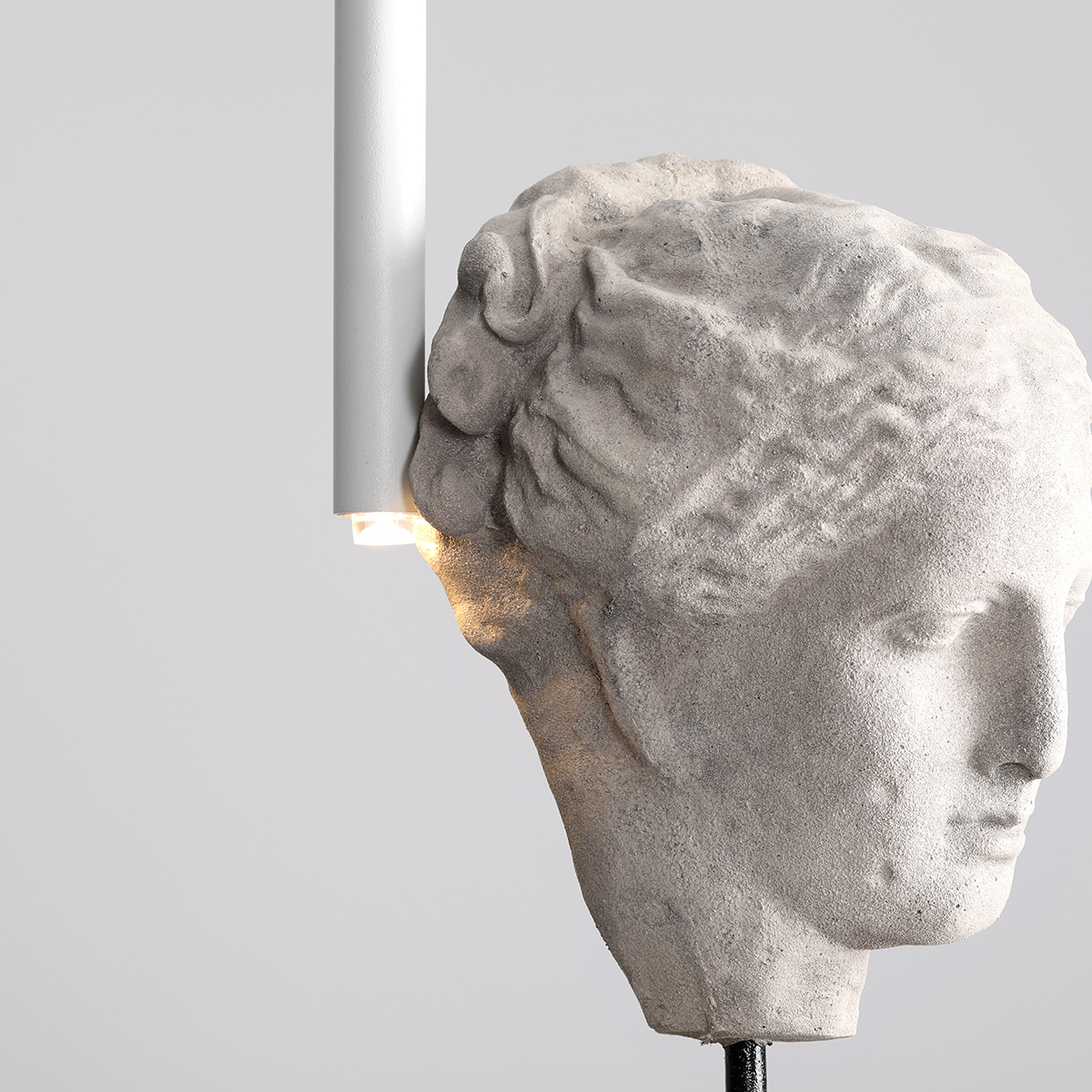 STICK ALL WHITE L 1084PL_G_L Prosty plafon punktowy - ALDEX - obrazek 3