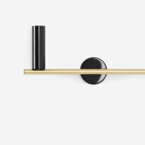 TREVO WALL 3 BLACK BRASS (right) 1083Y40_2 Designerski kinkiet - ALDEX