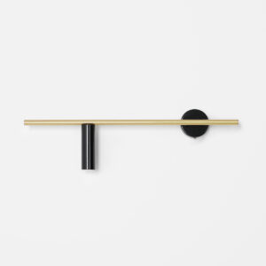 TREVO WALL BLACK BRASS (left) 1083C40 Designerski kinkiet - ALDEX