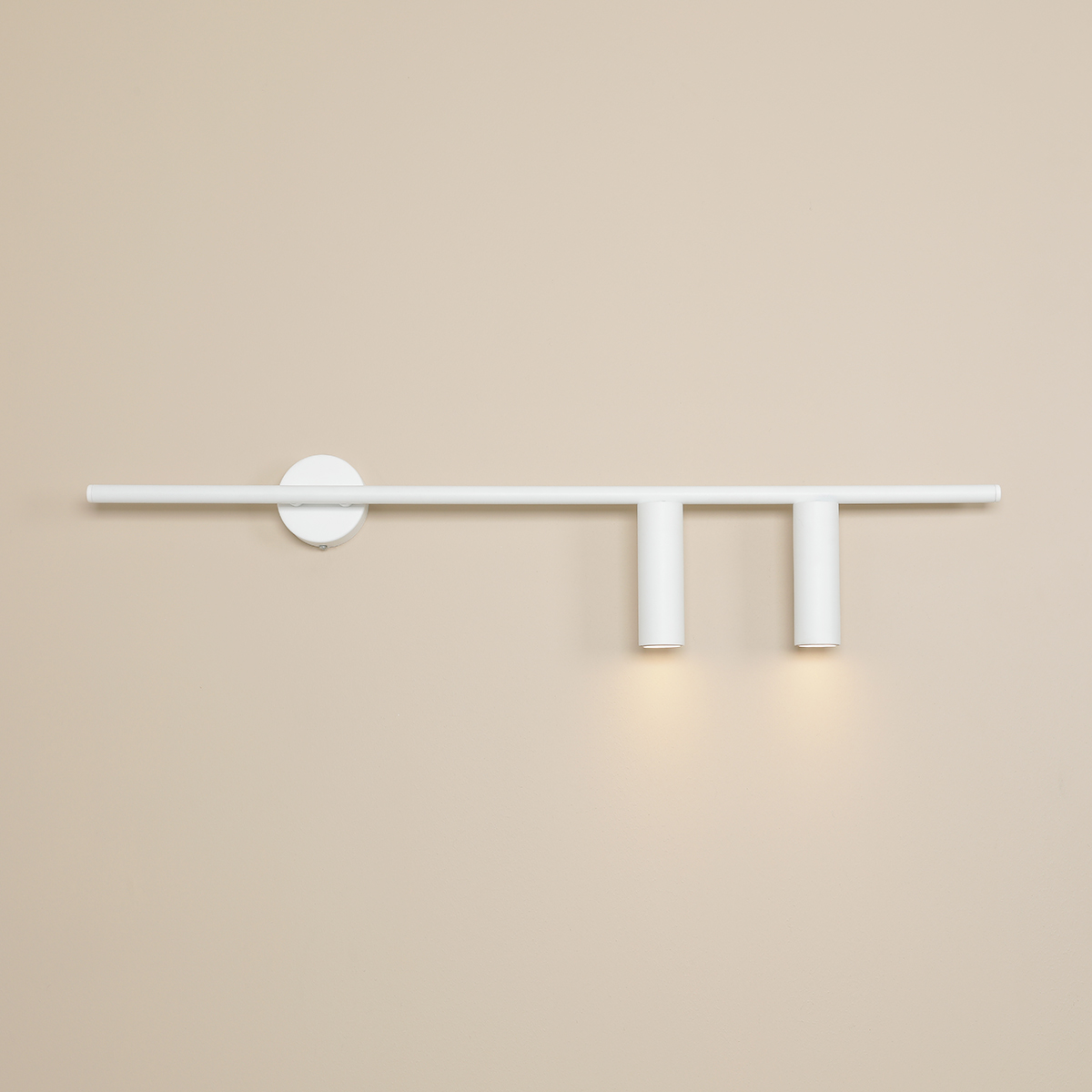 TREVO WALL 2 ALL WHITE (right) 1104D_2 Minimalistyczny kinkiet - ALDEX