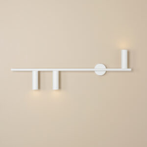 TREVO WALL 3 ALL WHITE (left) 1104Y Nowoczesny kinkiet - ALDEX