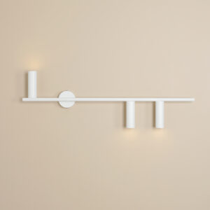 TREVO WALL 3 ALL WHITE (right) 1104Y_2 Minimalistyczny kinkiet - ALDEX