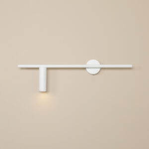 TREVO WALL ALL WHITE (left) 1104C Minimalistyczny kinkiet - ALDEX