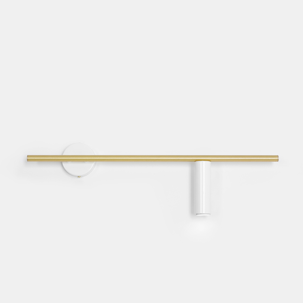 TREVO WALL WHITE BRASS (right) 1097C40_2 Designerski kinkiet - ALDEX