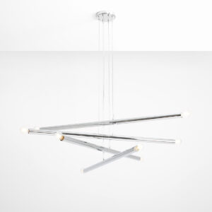 TUBO 8 CHROME 1072P4 Designerska lampa wisząca- ALDEX