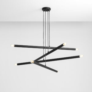 TUBO 8 BLACK 1072P1 Designerska lampa wisząca- ALDEX
