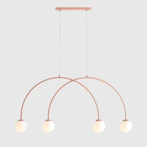 UNA 4 CORAL S 1116L11_S Modna lampa wisząca - ALDEX